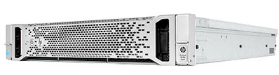 hpe dl380 gen9 front perspective with bezel
