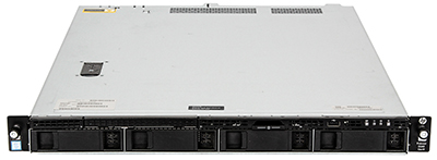 hpe DL60 gen9 server 4-bay front perspective