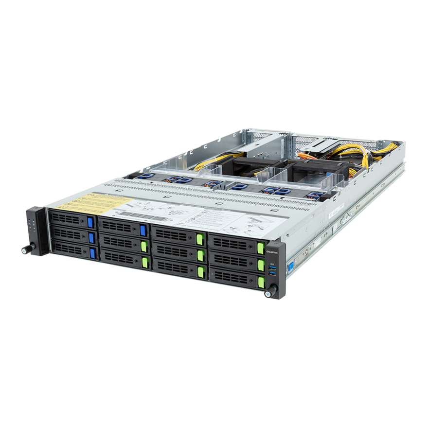 Gigabyte R283-ZF0 AI, AI Training, AI Inference, Visual Computing