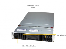 Supermicro SSG-222B-NE3X24R Storage SuperServer SSG-222B-NE3X24R-Configuration-C