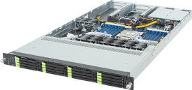 Gigabyte R163-ZG6 AI, AI Inference, Visual Computing, Networking, Storage, Hybrid/Private Cloud Server R263-ZG5-AAL2