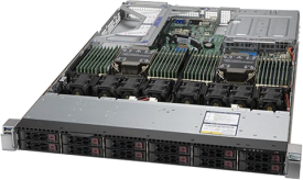 Supermicro SYS-120U-TNR Ultra SuperServer SYS-120U-TNR-Configuration-1/3
