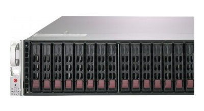 Supermicro SuperStorage 2029P-ACR24H front of system