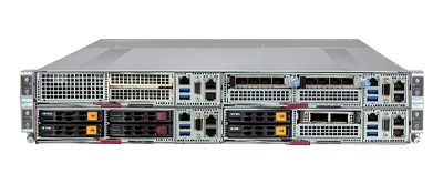 Supermicro GrandTwin SuperServer 211GT-HNTF front of system