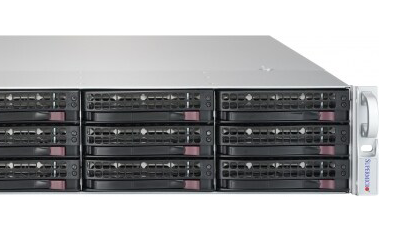 Supermicro 5029P-E1CTR12L front of system
