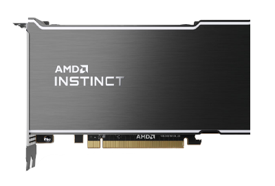 AMD Instinct MI210 GPU front