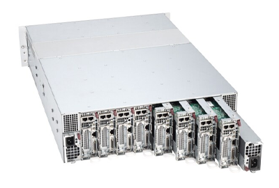 Supermicro MicroCloud SuperServer 5037MC-H8TRF rear panel