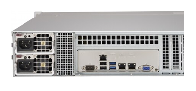 Supermicro SuperStorage 2028R-ACR24H rear view