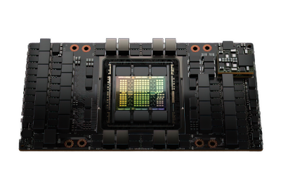 Nvidia H100 SXM5 GPU side view