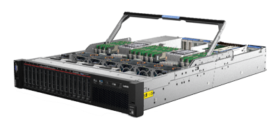 ThinkSystem SR850P tray in server