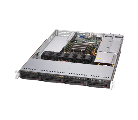 Supermicro A+ WIO SuperServer 1014S-WTRT side view