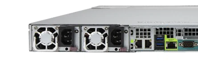 Supermicro A+ Server 1024US-TRT rear detail Supermicro Server 1024US-TRT rear detail side