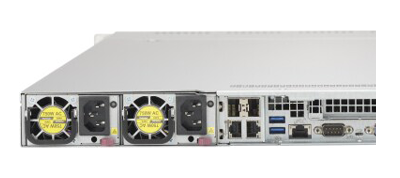 SuperServer 1028U-E1CR4+ rear view Supermicro 1028U-E1CR4+ rear