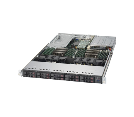 Supermicro SuperServer 1028U-E1CR4+ side view
