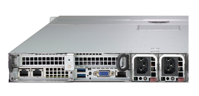 Supermicro TwinPro SuperServer 1029TP-DTR rear ports detail