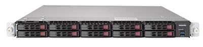 Supermicro 1029U-E1CR25M server front