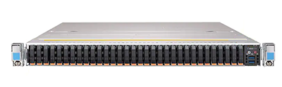 Supermicro SuperStorage 1029P-NES32R front view Supermicro SuperStorage 1029P-NES32R front detail view