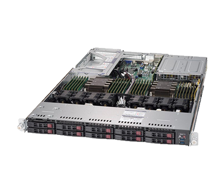 SuperMicro SuperServer 1029U-E1CR4T side view