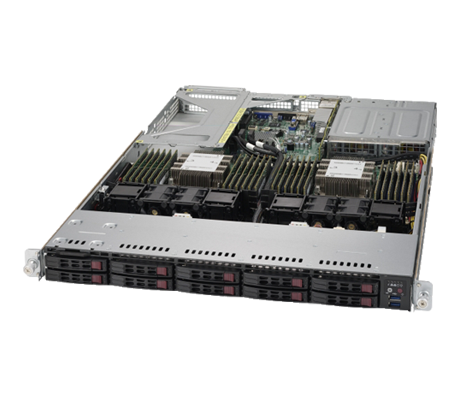 SuperMicro SuperServer 1029U-TR4T side view
