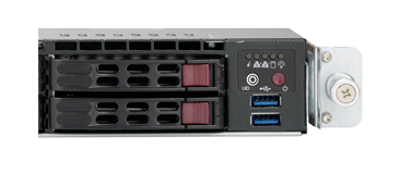 Supermicro SuperServer 1029U-TRTP close up Supermicro SuperServer 1029U-TRTP close up