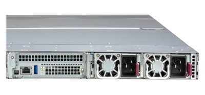 111GL-SHR GPU Server rear view