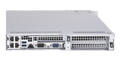 Supermicro A+ 1123US-TR4 rear ports Supermicro A+ 1123US-TR4 rear detail