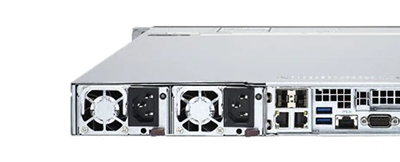 Supermicro Server 1124US-TNRP rear detail side