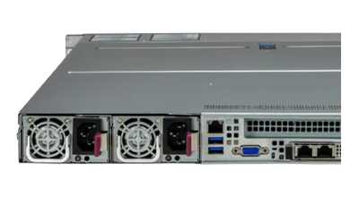 Supermicro 112H-TN rear of system Hyper SuperServer 112H-TN rear