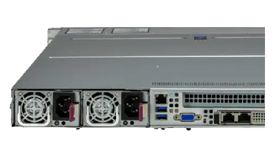 Hyper SuperServer 112HA-TN rear Supermicro Hyper 112HA-TN rear