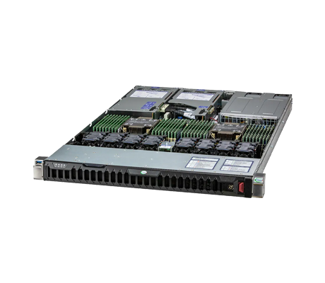 Supermicro Hyper SuperServer 120H-TNR side view