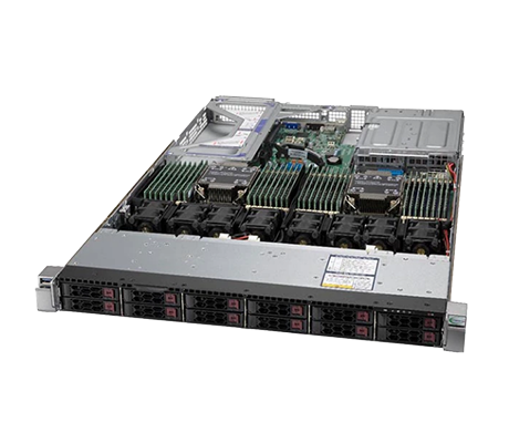 SuperMicro SuperServer 120U-TNR side view
