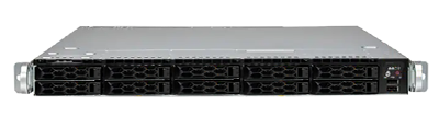 Supermicro SuperServer 121C-TN10R front detail