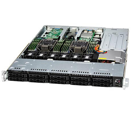 Supermicro 121C-TN10R side view