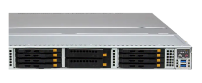 Supermicro Storage 121E-NE3X12R front of system