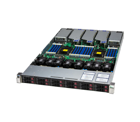 Supermicro CloudDC SuperServer 122C-TN side view