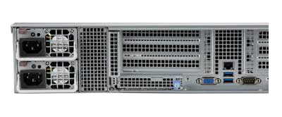 Supermicro 2014CS-TR rear of system