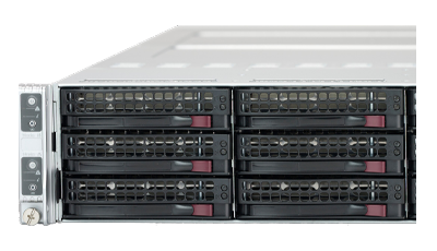 Supermicro TwinPro A+ 2014TP-HTR front panel detail A+ 2014TP-HTR front detail