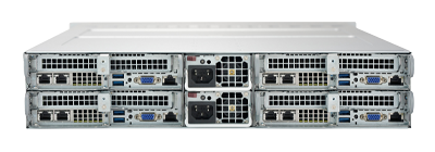 Supermicro TwinPro A+ 2014TP-HTR rear ports Supermicro TwinPro A+ 2014TP-HTR rear