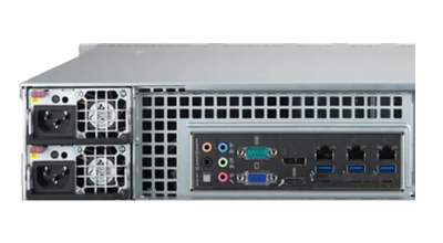 Supermicro 2015A-TR rear Supermicro Mainstream 2015A-TR rear