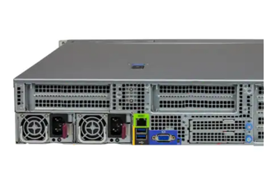 Supermicro 2015HS-TNR rear of system