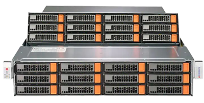 Supermicro SuperServer 2015S-E1CR24L front detail