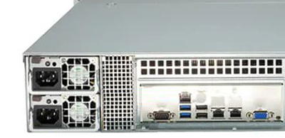 Supermicro 2024S-TR detail rear