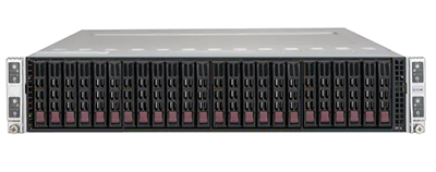 Supermicro Twin SuperServer 2028TR-HTR front view