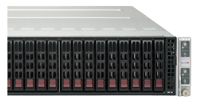 TwinPro SuperServer 2028TP-HTR front storage bays