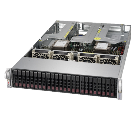 SuperMicro SuperServer 2029U-TR25M side view
