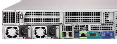 Supermicro SuperServer 2029U-TRTP rear of the system Supermicro SuperServer 2029U-TRTP rear