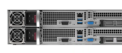 Supermicro A+ Server 2114GT-DNR rear detail view