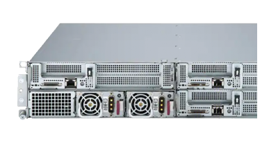 Supermicro 211SE-31D front of system