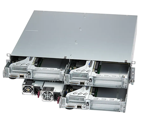 Supermicro 211SE-31AS side view