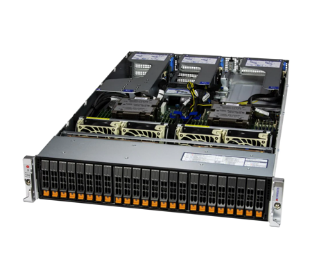 Supermicro Hyper A+ 2125HS-TNR side view